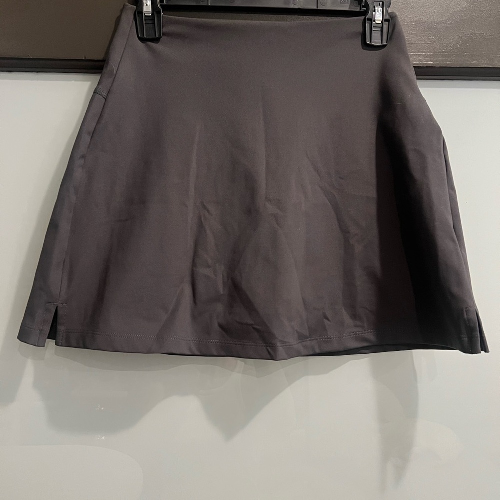 Girlfriend Collective Grey Tennis Skirt
